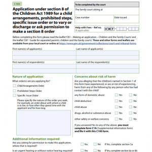 C100_UK_Familey_Court_Application_download_Navigating_Family_Court